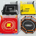 Challenge Ring Boxing Ring Boxing Ring 3d model