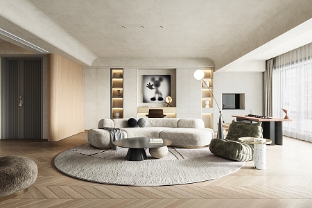 The Silent Living Room 3d model