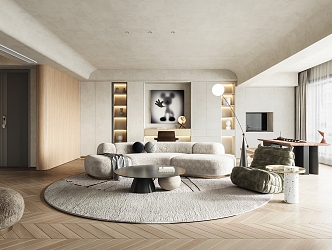 The Silent Living Room 3d model