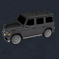 Black Off Road SUV With Sturdy Body And Large Alloy Wheels