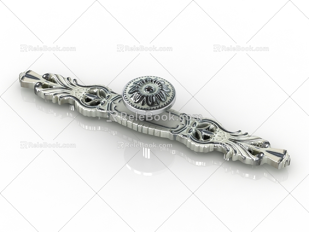 European classical handle 3d model