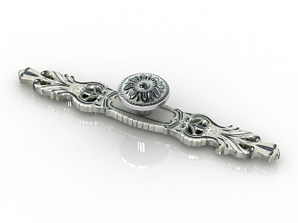 European classical handle 3d model