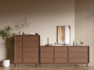 Modern Wood Grain Cabinet Simple Style Cabinet Whole Cabinet Sideboard Balcony Cabinet Storage Cabinet Entrance Cabinet 3d model
