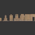 Wooden Furniture Components Including Frames Panels And Unassembled Parts