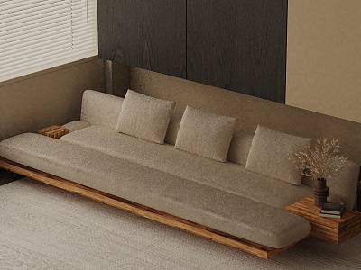 Three-seat sofa model