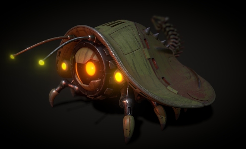 horseshoe crab horseshoe crab reptile beetle insect mecha insect 3d model