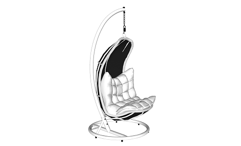 Modern Hanging Chair Hanging Basket Seat 3d model