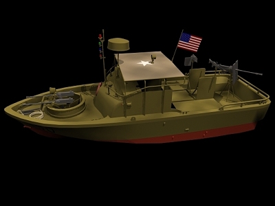 Speedboat 3d model