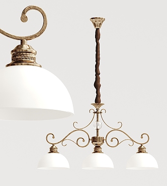 Jane European chandelier classical multi-head chandelier 3d model