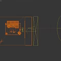 Modern Beige Sofa And Coffee Table Set With Pillows Blanket Green Plant Floor Lamp