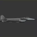 Modern Jet Fighter With Sleek Aerodynamic Design Cockpit And Sharp Wings Structure 3d model