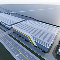 Modern Industrial Park Modern Office Building Modern Science and Technology Park Factory Building Guard Multi-storey High-rise 3d model