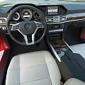 Red Mercedes Benz Sedan With Modern Sleek Exterior And Alloy Wheels