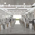 Elegant Banquet Hall Interior With White Chairs Brown Ribbons Flower Arrangements And Arched Windows