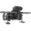 Advanced Spacecraft Mechanical Structure with Landing Gear and Robotic Arm for Cosmic Exploration Missions