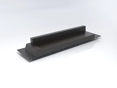 Unique Shaped Sofa With Modern Design For Contemporary Living Room Interior Decor 3d model