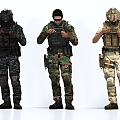 Special Forces Soldier Warrior 3d model