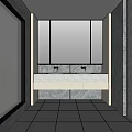 Modern toilet 3d model