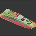 Sleek Modern Luxury Yacht Featuring Wooden Deck And Upper Deck Design