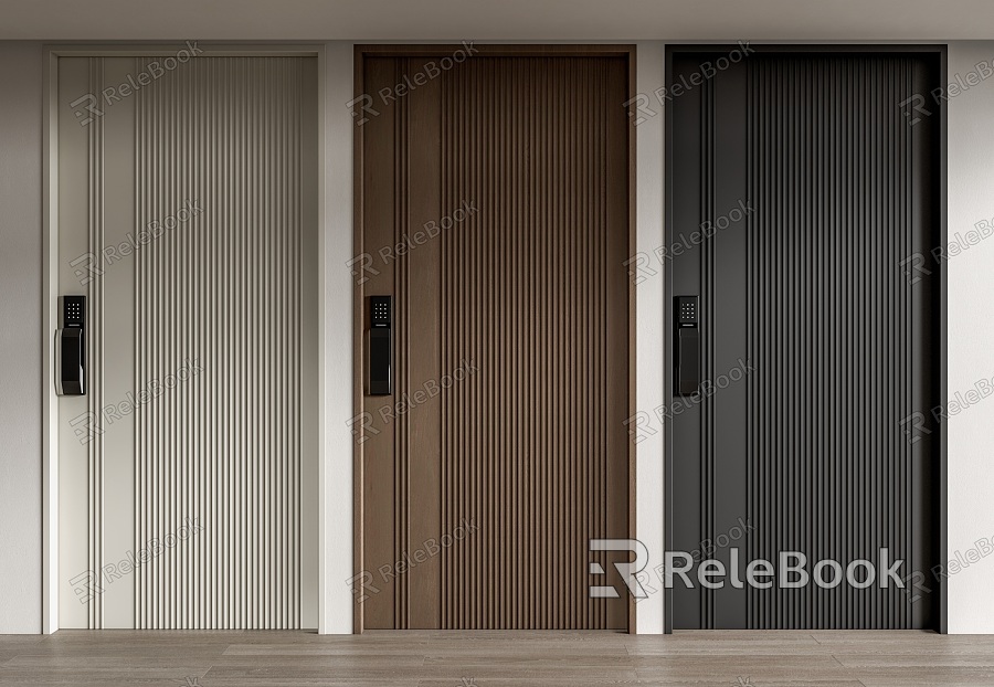 Modern security door entry door model