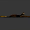 Realistic Banana Peel Sculpture Detailed Carving Artwork Against Neutral Gray Background