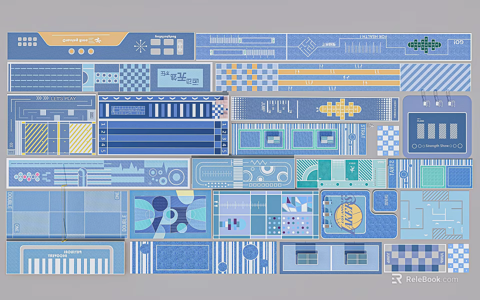 Fire Rescue Access Surface Architectural Design with Safety Layout and Structural Planning 3d model