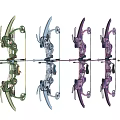 Multiple Colorful Modern Archery Bows Sports Equipment With Various Designs For Archery