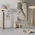 Quiet Floor Lamp 3d model