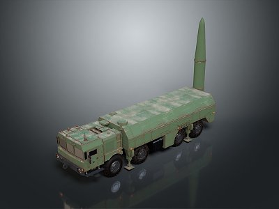 missile vehicle anti-aircraft missile vehicle cruise missile vehicle anti-tank missile vehicle military vehicle military vehicle transportation 3d model