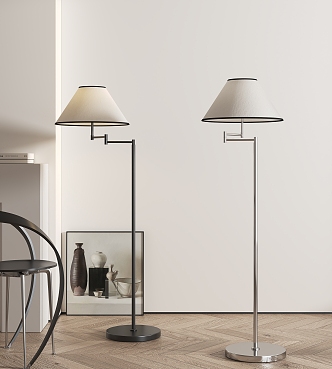 Modern Middle Style Floor Lamp 3d model