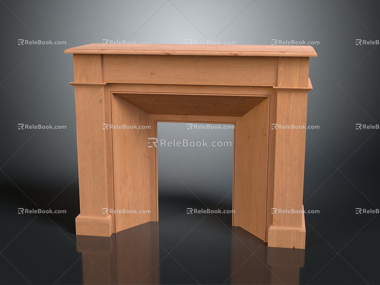 Gentry Wood Gentry Outdoor Items PBR 3d model