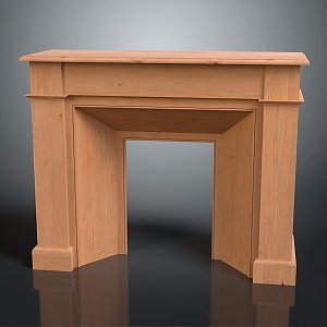 Gentry Wood Gentry Outdoor Items PBR 3d model