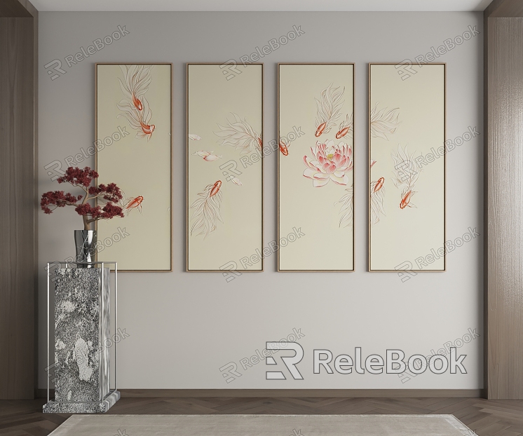 New Chinese Decorative Painting model