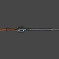 Rotating shotgun 3d model