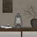 Modern kerosene lamp 3d model