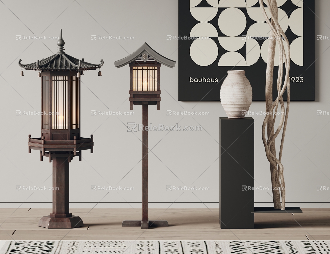 Lawn lamp street lamp garden lamp outdoor lamp 3d model