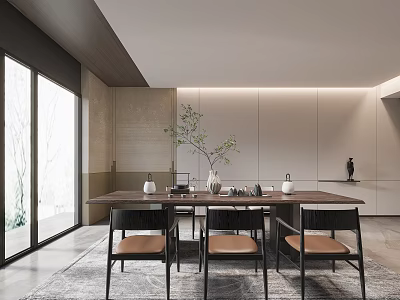 Modern Tea Room 3d model