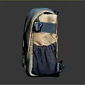 LEUPOLD Colorful Mixed Material Bag With Leather Fabric And Metal Buckle