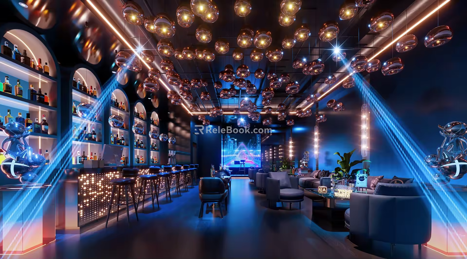 The Modern Bar 3d model