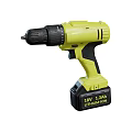 Powerful Yellow 18V 1.3Ah Lithium Ion Cordless Drill Industrial Tool