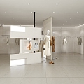 Modern Clothing Store 3d model