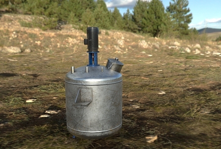 Reaction kettle 3d model