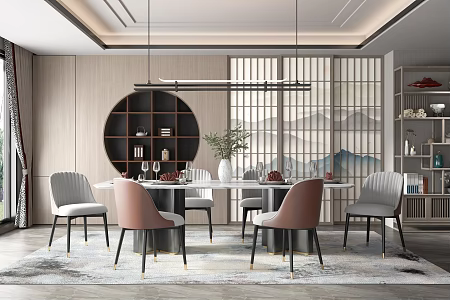 New Chinese Restaurant 3d model