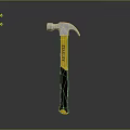 Stanley Claw Hammer With Yellow And Black Handle For Household Use