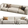 Modern Minotti Combination Sofa 3d model