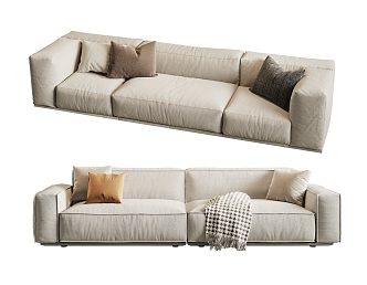 Modern Minotti Combination Sofa 3d model