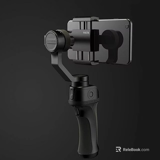 Tech Exhibition Hall Showcasing MOZA Handheld Gimbal Stabilizer With Smartphone 3d model 