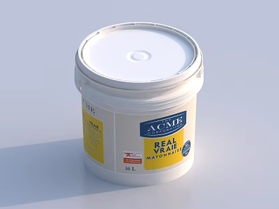 Industrial Equipment ACME Real Varnish 10L Paint Bucket for Industrial Applications 3d model