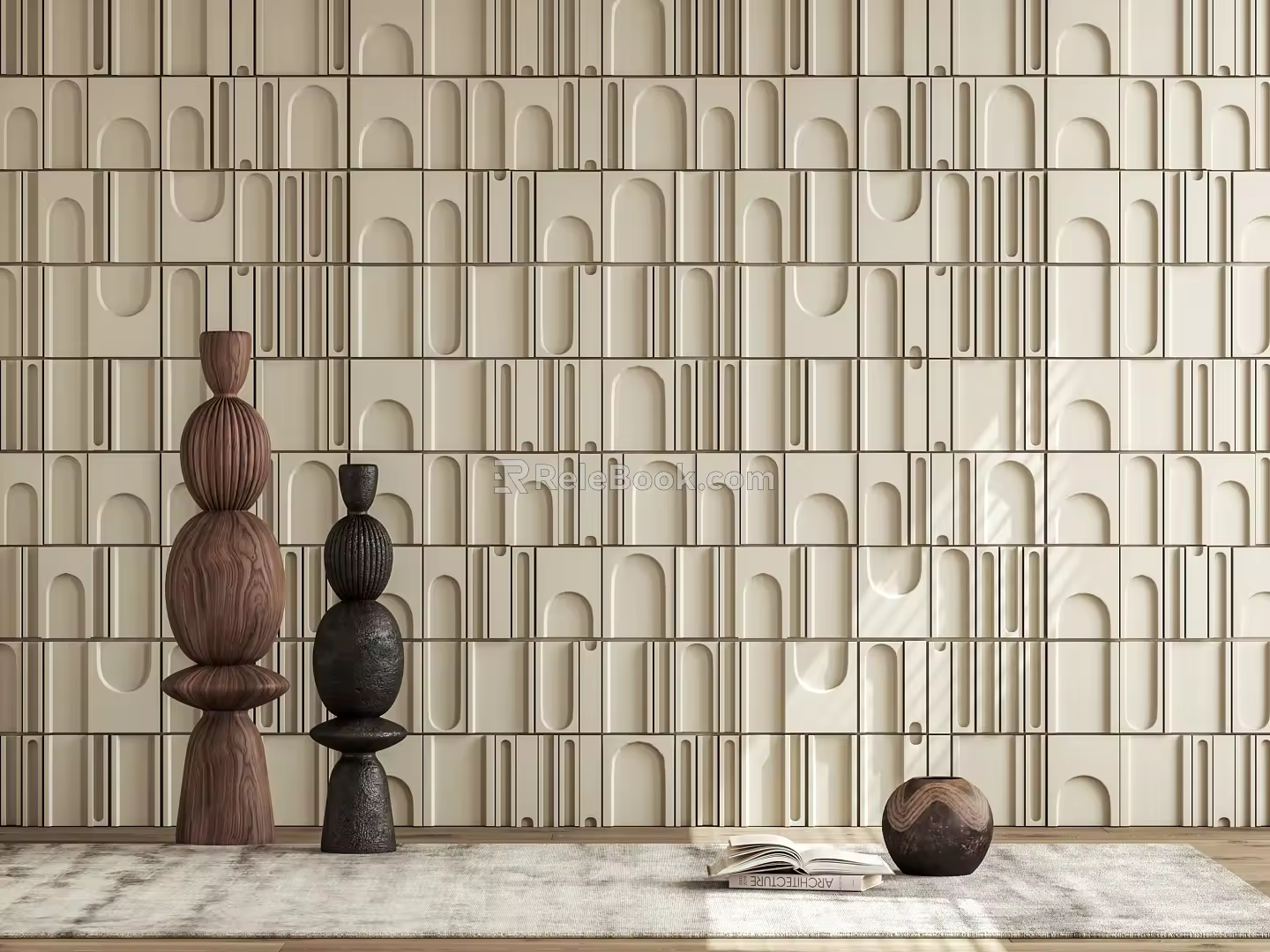 Three-dimensional panel wall three-dimensional modeling background wall 3d model