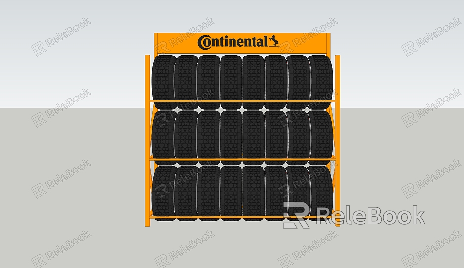 Modern tire tire rack model